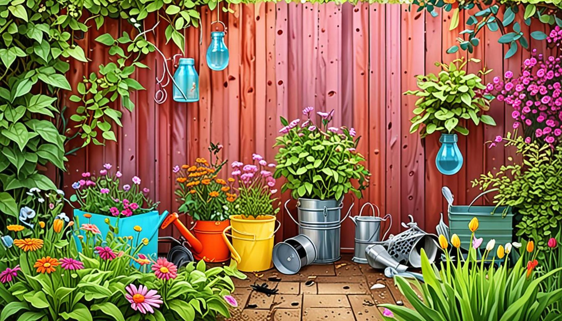 Use of Recycled Materials in Garden Creation: Innovations for Beginners